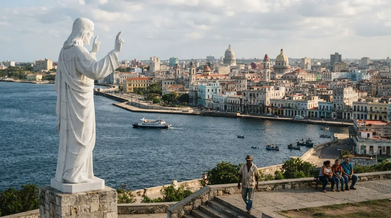 Casablanca, Havana: the hill above the harbour