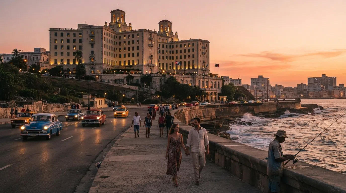 Vedado, Havanna: Jazzkeller, moderne Küchen und die Stadt nach Einbruch der Dunkelheit